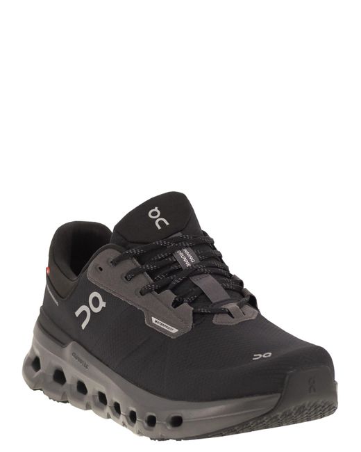 On Shoes Black Cloudrunner 2 Waterproof Sneakers for men