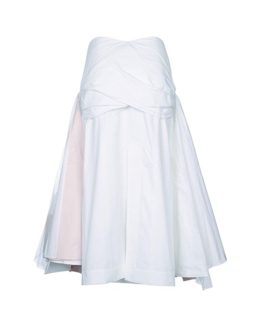 Jacquemus White La Jupe Mireio