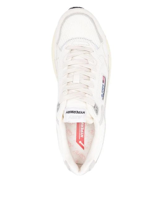 Autry White Hyperway Sneakers
