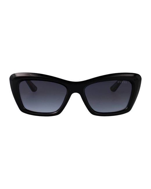 Guess Blue Squared Sunglasses Gu00195 01 B