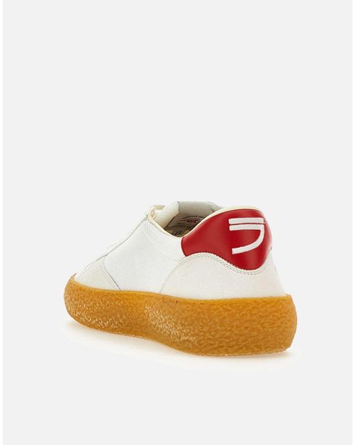 PURAAI Polly 4.05 Umweltfreundliche Weiße Sneakers in Orange für Herren