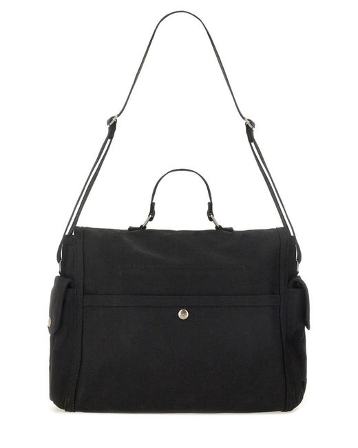 A.P.C. Black Borsa A Tracolla Con Logo for men