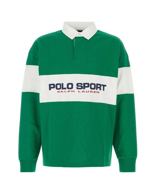 Polo Ralph Lauren Green Cotton Polo Shirt