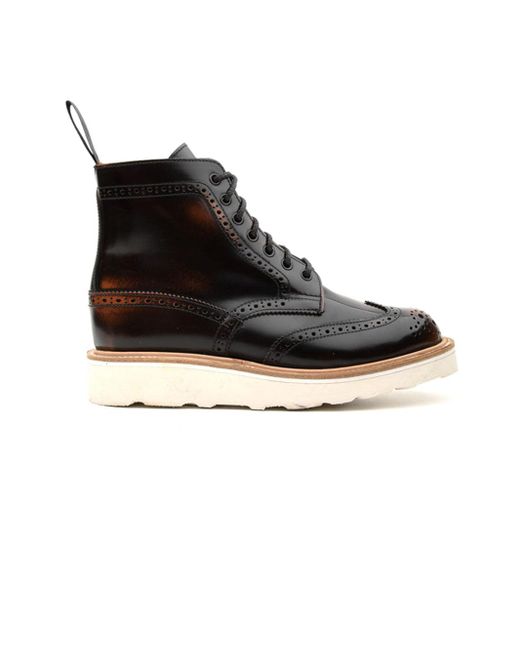 Tricker's Black Tricker 's Stiefel