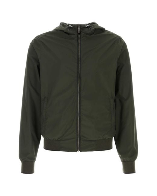 Moorer Green Bottle Polyester Denny Reversibile Jacket