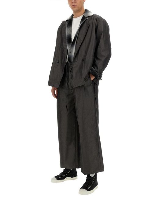 A.I.E. Black Cotton Shirt for men