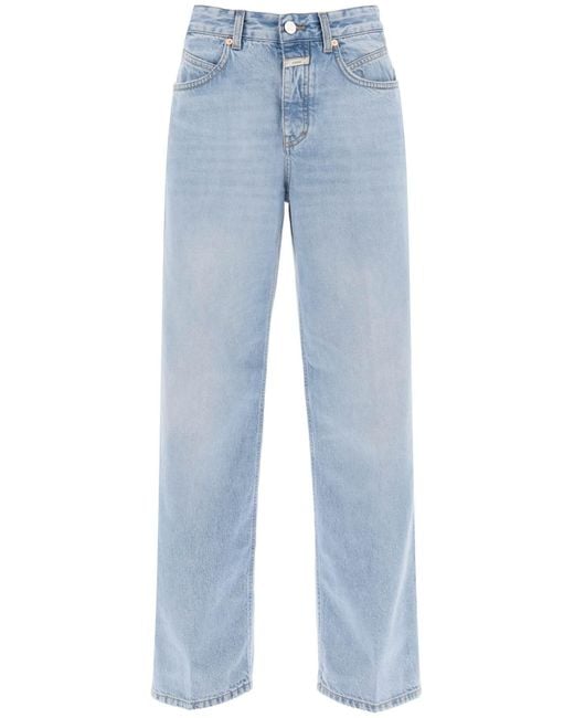 Jeans Loose Con Taglio Affusolato di Closed in Blue