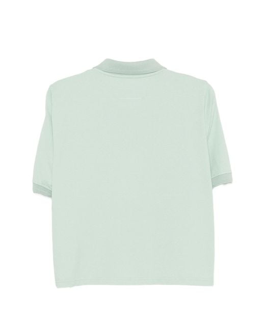 MM6 by Maison Margiela Green Polo Shirt