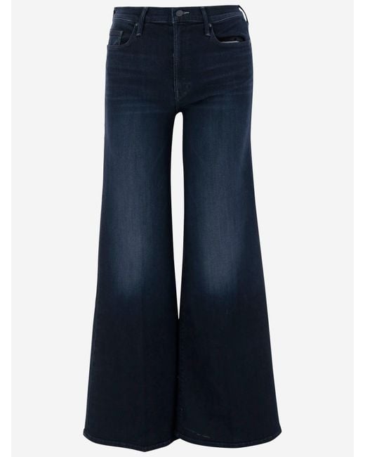 Jeans Miscela Di Cotone Allungata Madre di Mother in Blue