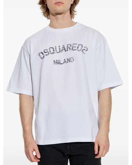 DSquared² Blue T-Shirts And Polos for men