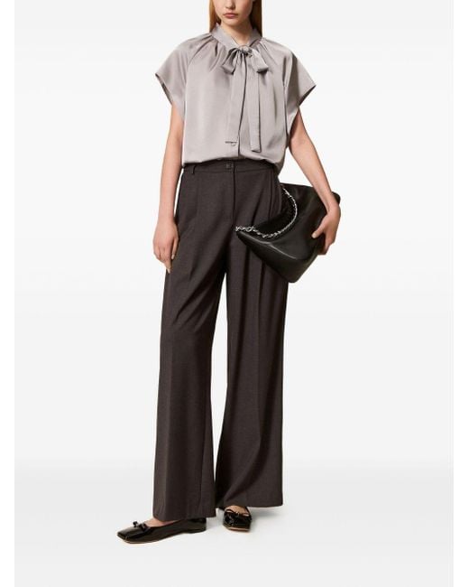 Twinset Gray Twin -Set -Hose