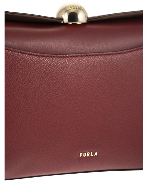 Furla Red Nicole Leather Bag M