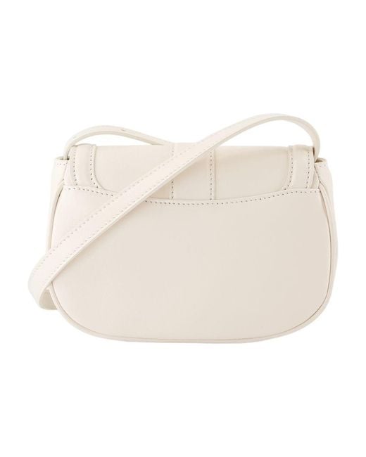 Alexander McQueen T Bar Satchel Mini Purse Alexander Mc Queen Leather White