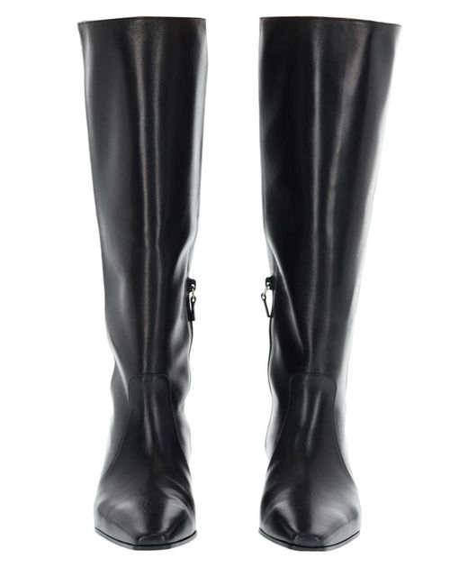 Stuart Weitzman Black Solid Stassi Boots