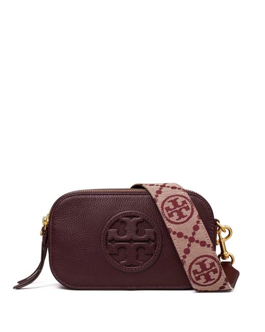 Mini Spalla Borsa di Tory Burch in Red