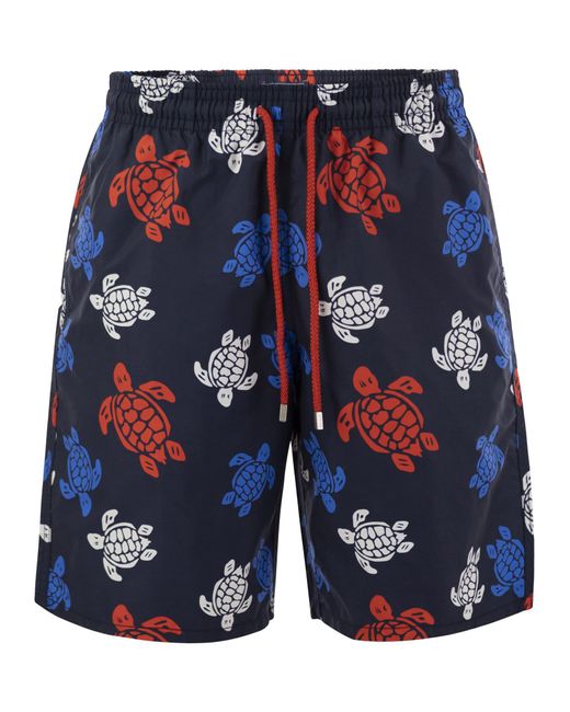 Vilebrequin Blue Tortues Multicolores Swimming Shorts