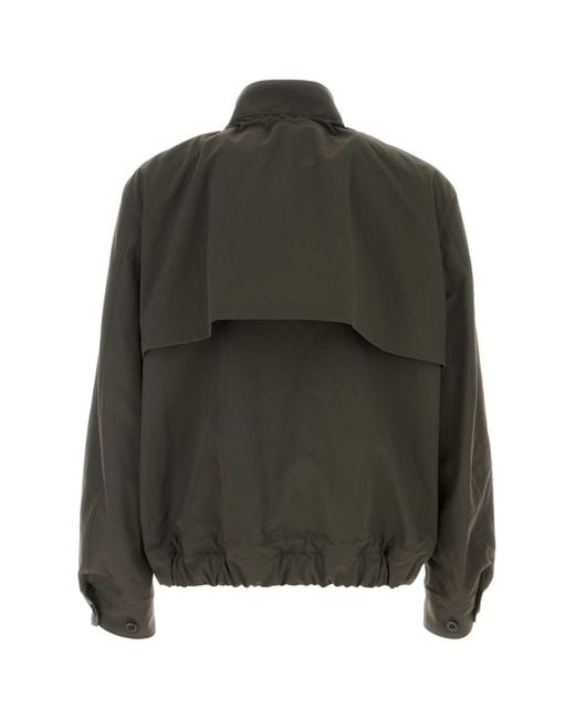 Sacai Olive Green Polyester Jacket