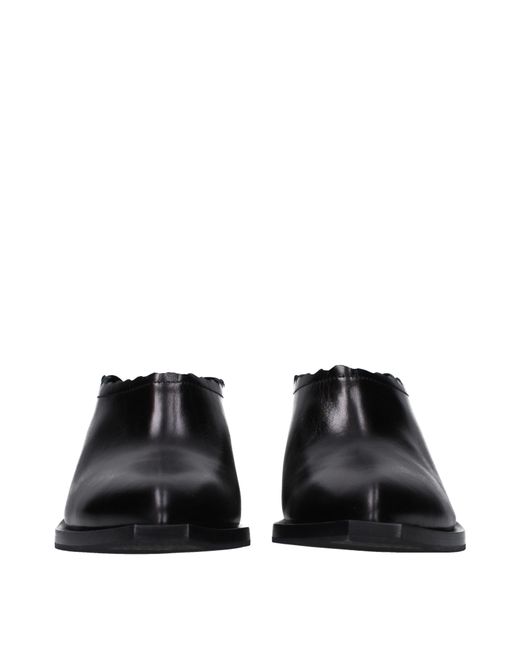 Moschino Black Loafers Leather