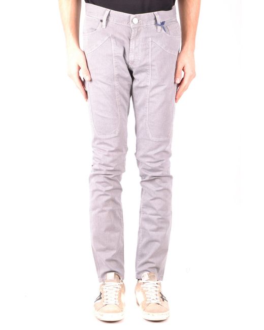 Vaqueros Gris Jeckerson de hombre de color Pink