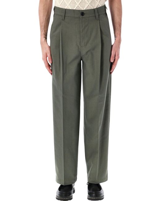 Obey Green Dean Pleated Pants
