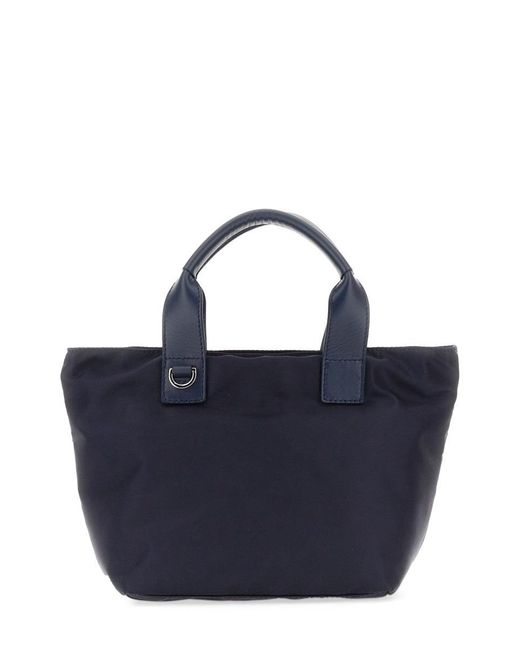 Orciani Blue Smart Ecoline Handbag