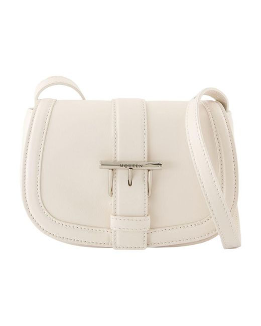 Alexander McQueen T Bar Satchel Mini Purse Alexander Mc Queen Leather White