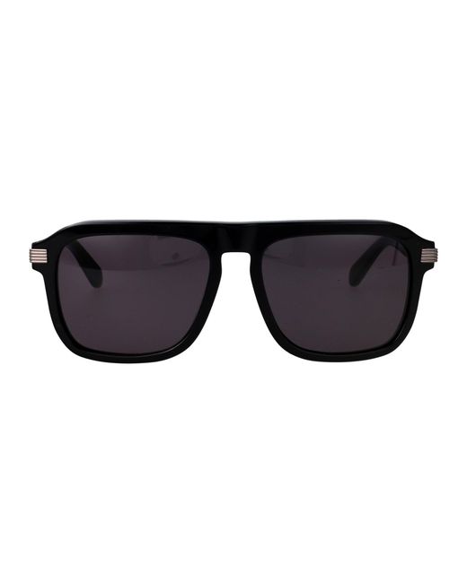 Ferragamo Black Acetate Sunglasses