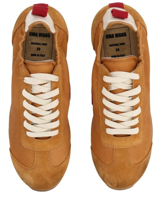 Uma Wang Brown Leather Sneaker
