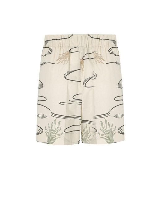 Max Mara Natural Agito Sabbia Bermuda Shorts