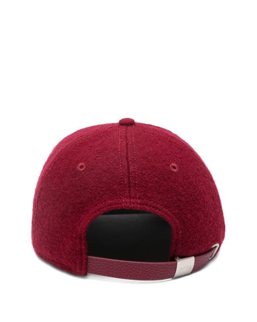 Arte' Black Boiled Wool Cap for men