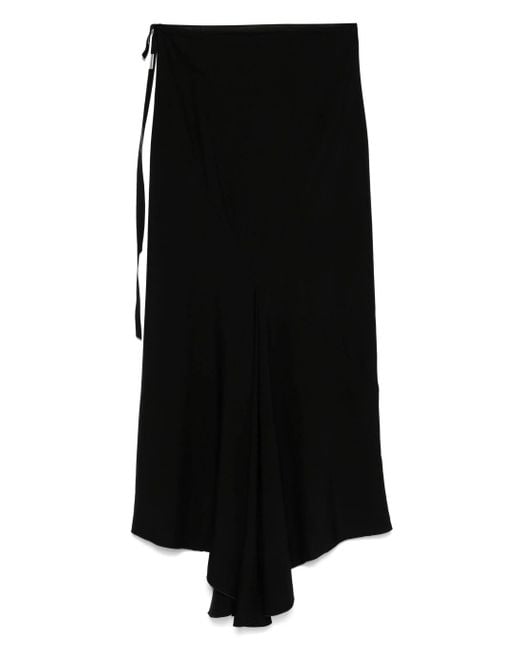 Ann Demeulemeester Black Sheila Long Bias Skirt B0012791Fa558099