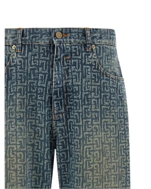 Balmain Jeans Met Vervaagd Effect in het Blue voor heren