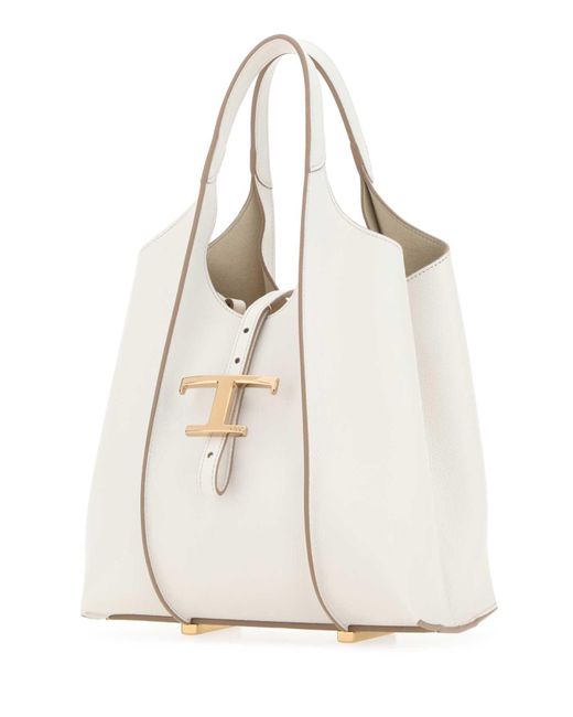 Tod's White Leather Micro Handbag