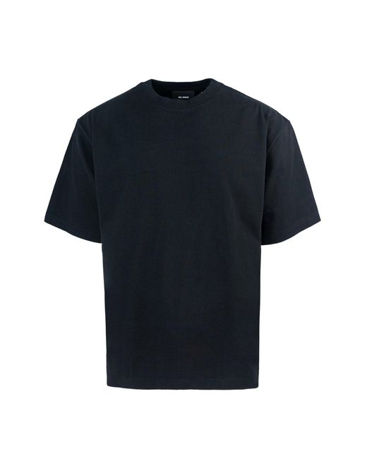 Axel Arigato T -Shirt Nera geschnürt Con Stampa Sul Retro in Black für Herren