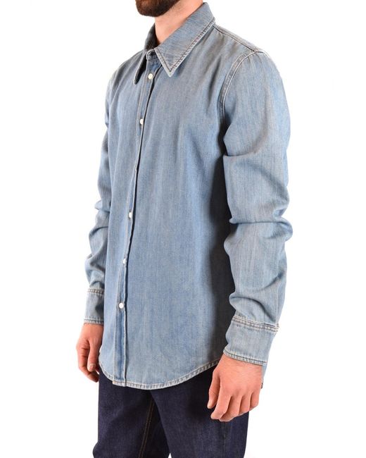 Calvin Klein 205 W39nyc Blue Shirts for men