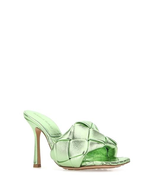 Bottega Veneta Green Light Nappa Leather Lido Sandals for men