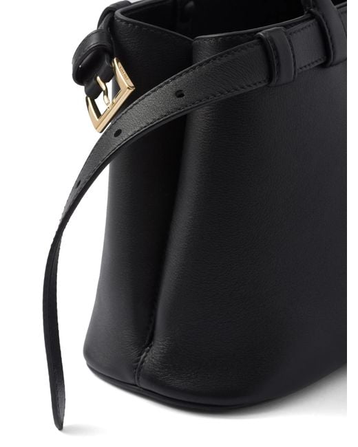 Prada Black Small Belted Leather Two