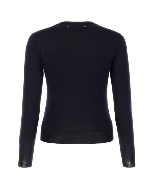 Golden Goose Deluxe Brand Blue Deluxe Brand Wool Sweater for men