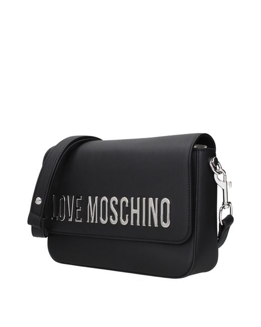 Love Moschino Black Crossbody Bags Polyurethane