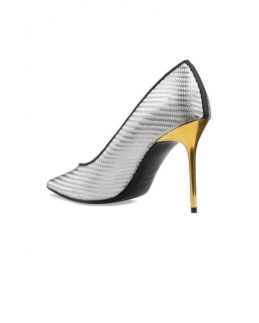 Balmain Metallic Pumps Ruby
