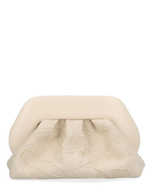 THEMOIRÈ Natural "Bios" Bag With Embroidery