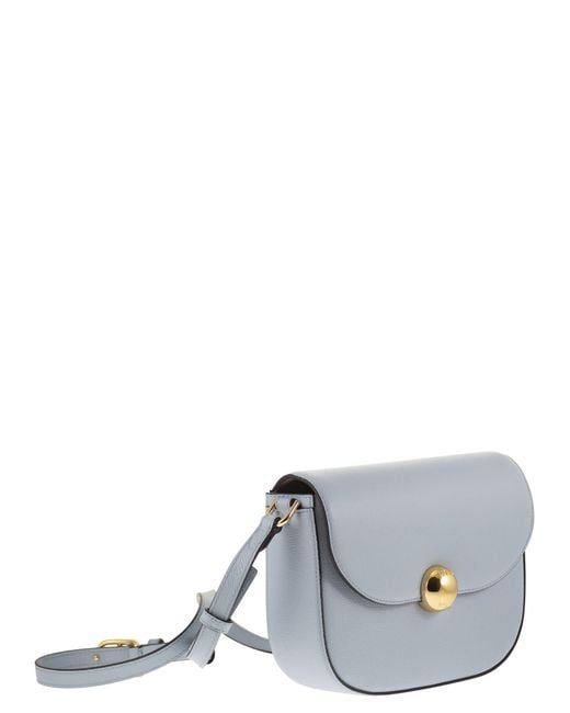 Furla Gray Moonlight Shoulder Bag S