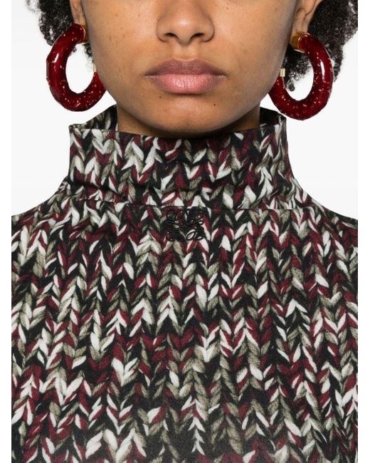 Loewe Black Jersey Turtleneck Sweater