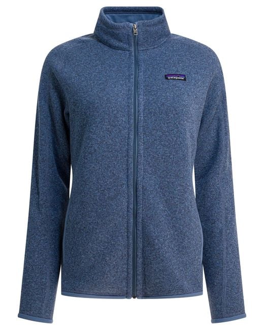 Patagonia Sweatshirt Met Rits "better Sweater". in het Blue