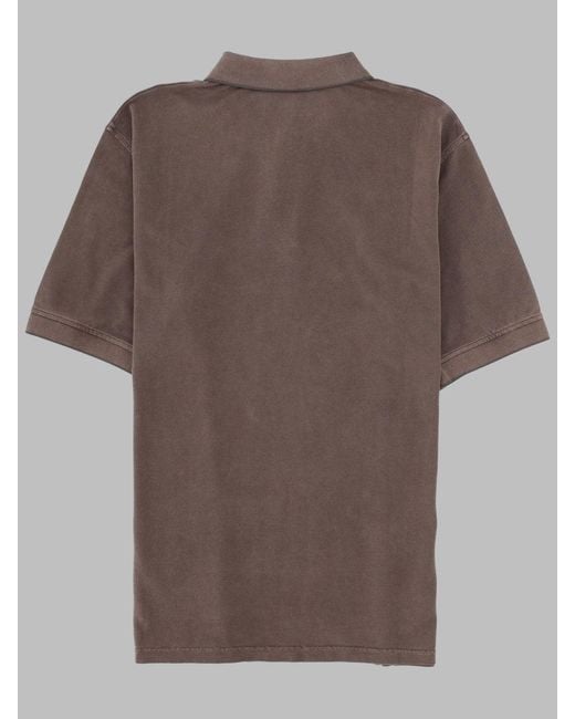 Herno Brown Polo Con Logo