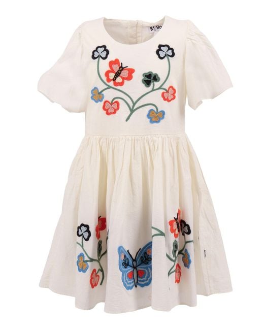 Molo White Carlin Dress Ss