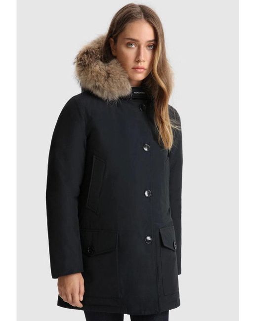 Woolrich Arctic Parka Met Verwijderbare Vacht in het Black