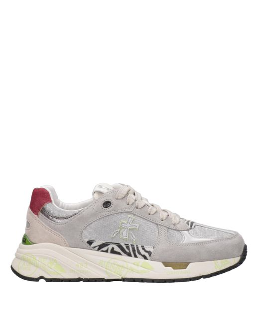 Baskets Gris clair Premiata en coloris White