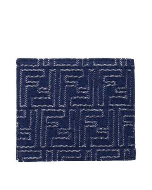 Fendi Blue Wallet/Denim Fabric