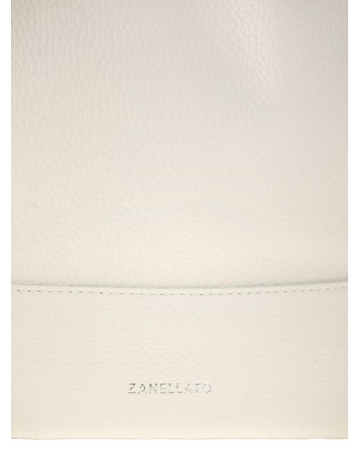 Zanellato Natural Monda' Leather Bucket Bag for men